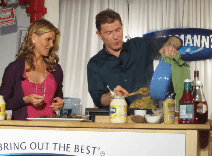 Bobby Flay cooking Bobby Flay cooking