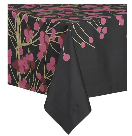 marimekko lumimarja table cloth for Christmas
