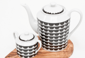 Elisabeth Dunker from blog and shop Fine Little Day and collaborator Anna Backlund recently released a look at their new porcelain line for Rym.