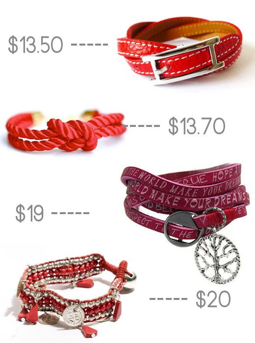 red wrap bracelets red leather bracelets, wrap bracelet