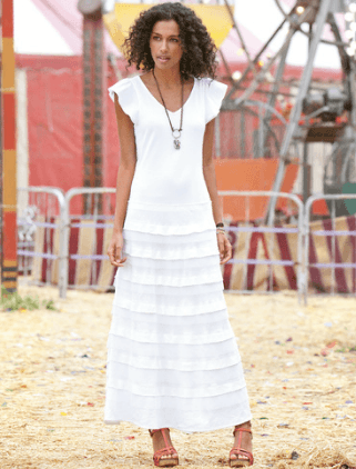 white dress