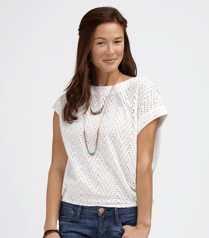 tea collection white top