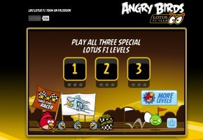Angry Birds Lotus F1 Game
