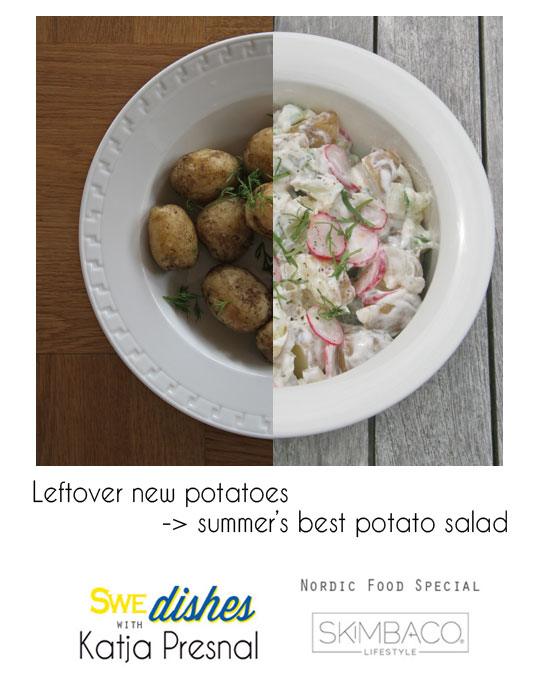 Best potato salad recipe with no mayo as seen on http://www.skimbacolifestyle.com/2012/05/new-potato-salad-recipe-with-radishes.html