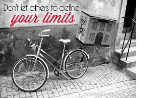 Don't let others to define your limits via http://www.skimbacolifestyle.com