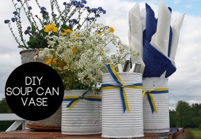 soup can vase