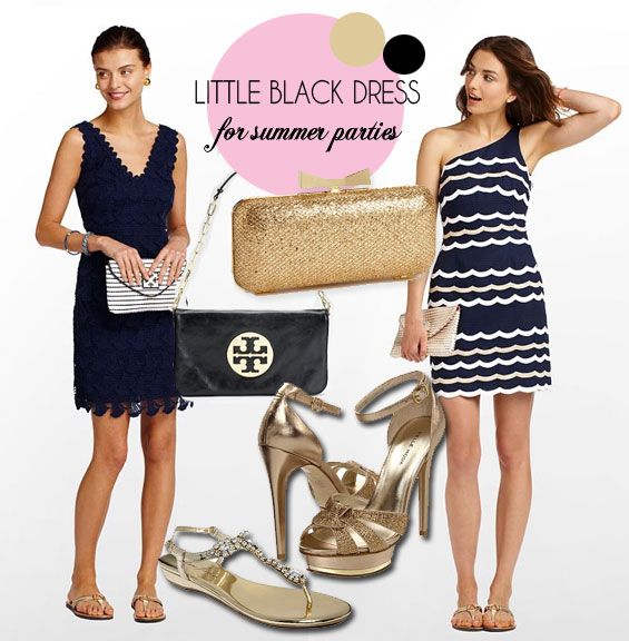 Little Black Dress styled for summer