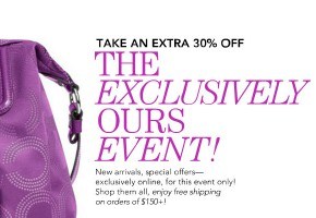 coach factory sale one day only