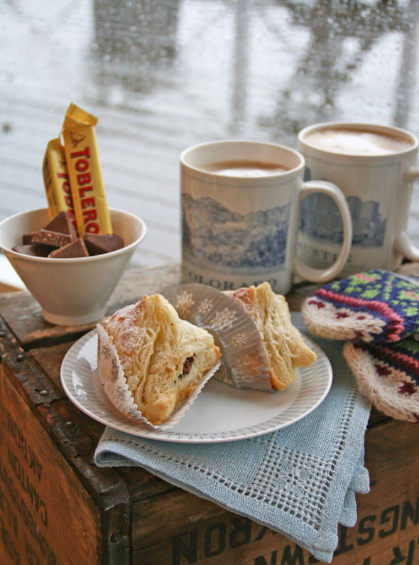 Toblerone Danish Pastry recipe via Skimbaco Lifestyle http://www.skimbacolifestyle.com/2012/11/toblerone-pastry-danish-recipe.html