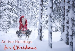 Santa on Sledge by Visit Rovaniemi, Finland