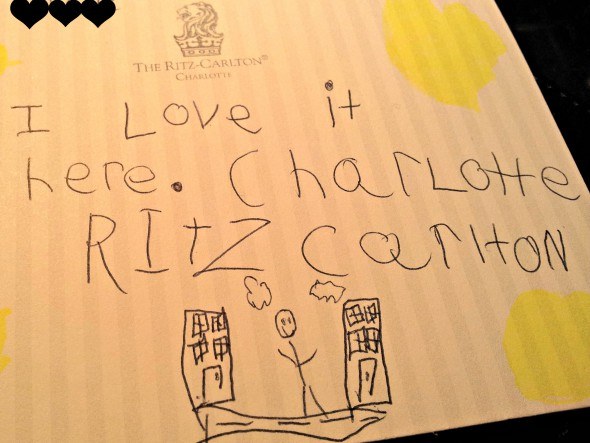 Ritz-Carlton Charlotte Love Note Charlotte Ritz