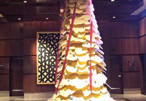 600 pounds of White Chocolate, Ritz-Carlton Tree