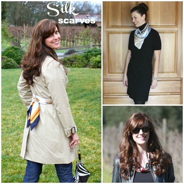 Silk Scarf Looks 