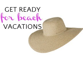 beach vacation shopping