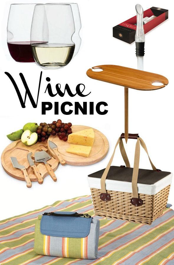 The Rich Life on a Picnic Classic Wine Country Picnic Accessories