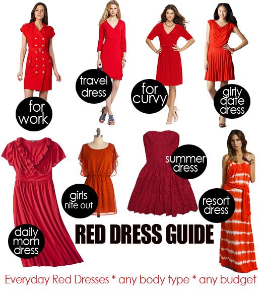 Red Dress for Every Day- Every Body Shape- Every Budget - Skimbaco ...