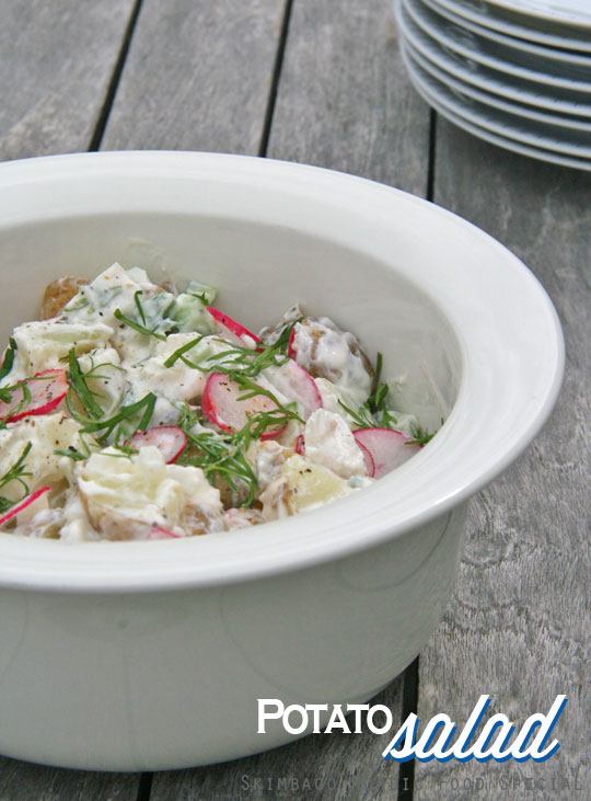 Swe-DISHES: Potato Salad Recipe with New Potatoes, Dill 
