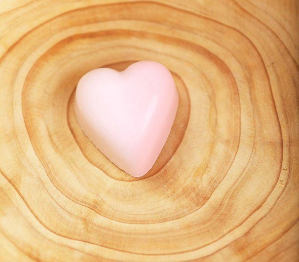 Heart chocolate, the symbol of Valentine's Day.